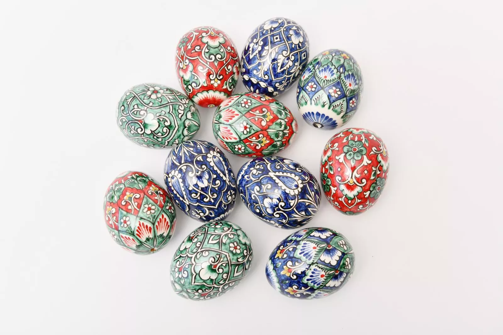 Ceramic eggs