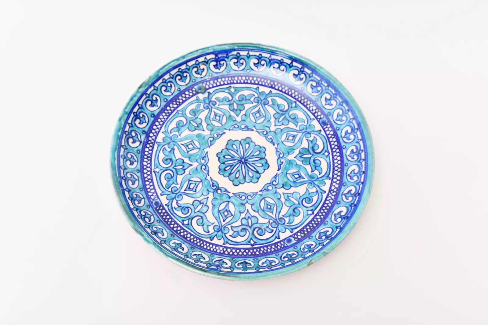 Blue plate